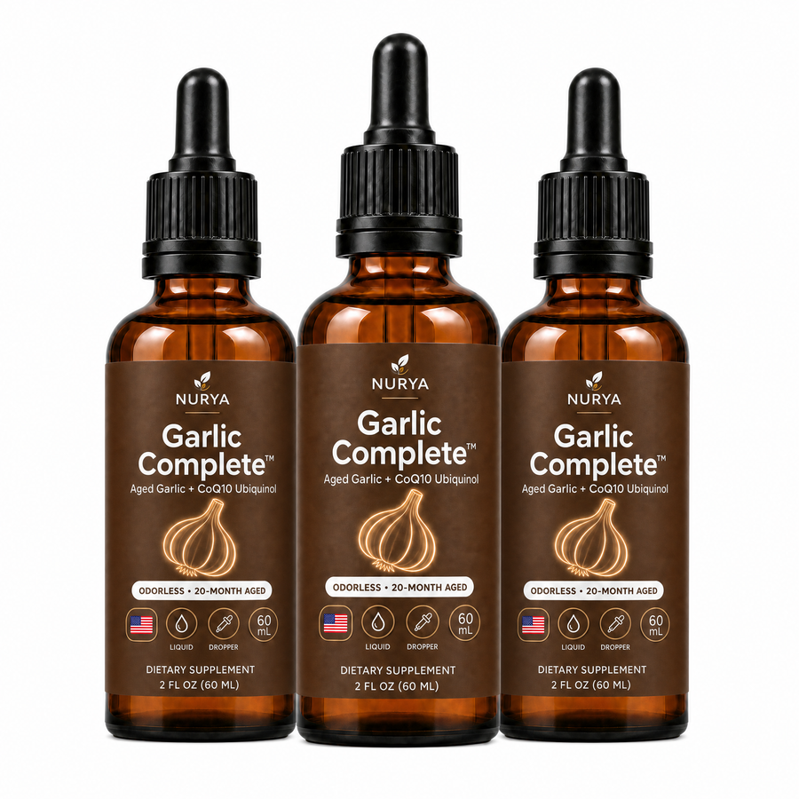 NURYA Garlic Complete aged odorless garlic + CoQ10 drops